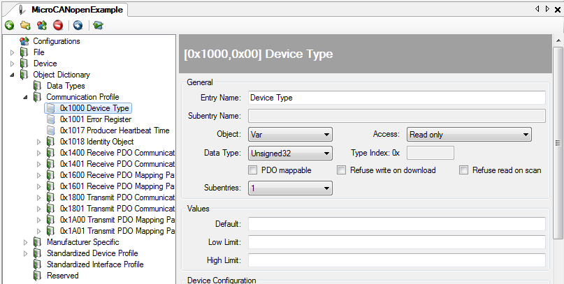 CANopen Architect Standard